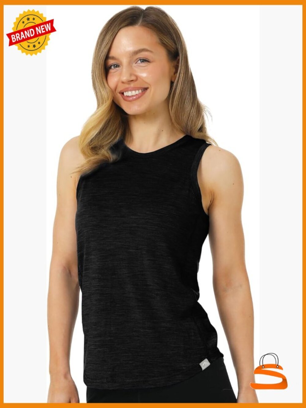 Merino Wool Tank Top Women Active Undershirt Moisture Wicking Breathable Base